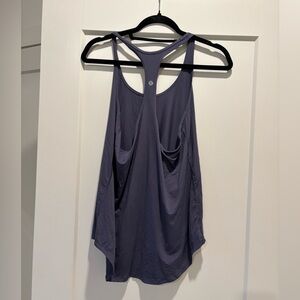 Lululemon dark grey/purple tank size 10 oversized